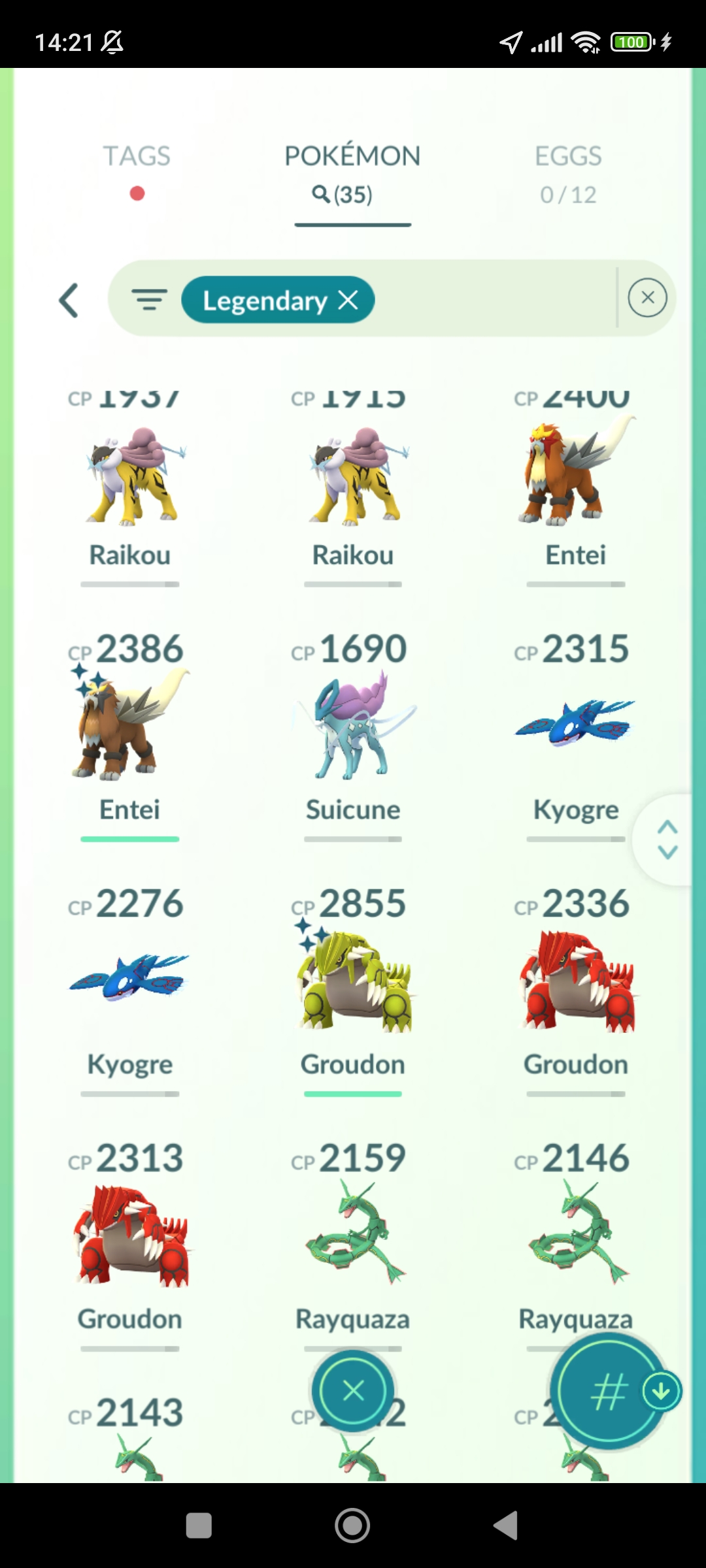 Pokémon GO Shiny Shadow Moltres, Shadow Zapdos, Entei, Groudon, Xerneas -  Mini Account (Read Describe) - PoGoFighter